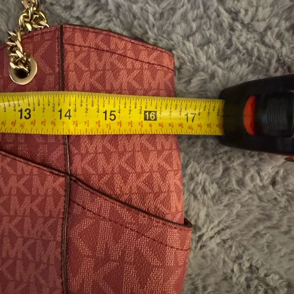 MICHAEL KORS Jet Set Large Red Shoulder Bag - Picture 8 of 14